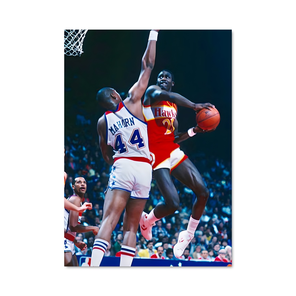 Poster Volée Céleste – affiche Basketball